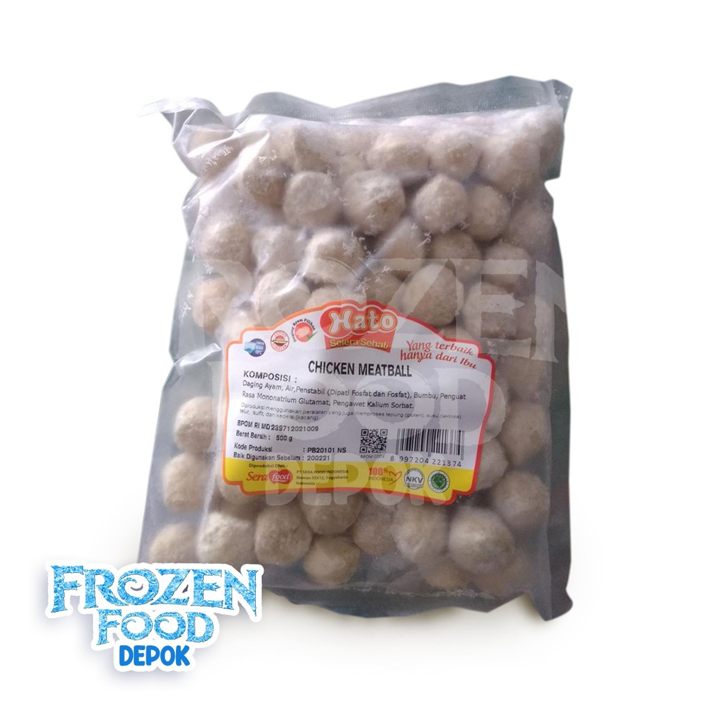 

HATO CHIKEN MEAT BALL 5G/500GRAM
