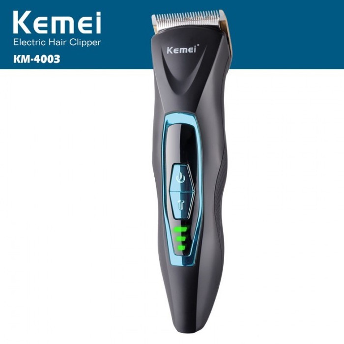 Clipper KEMEI KM-4003 Alat Cukur Waterproof Mesin Cukur Rambut Cas