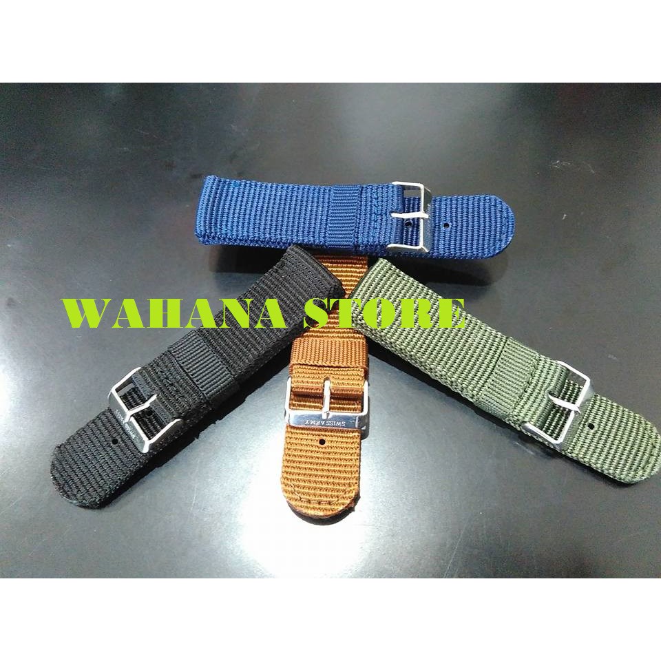 STRAP CANVAS SWISS ARMY &amp; UNIVERSAL 24MM