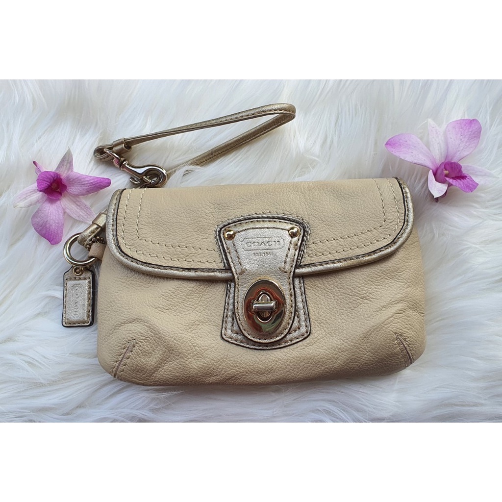 Dompet Wanita Preloved Coach Wristlet