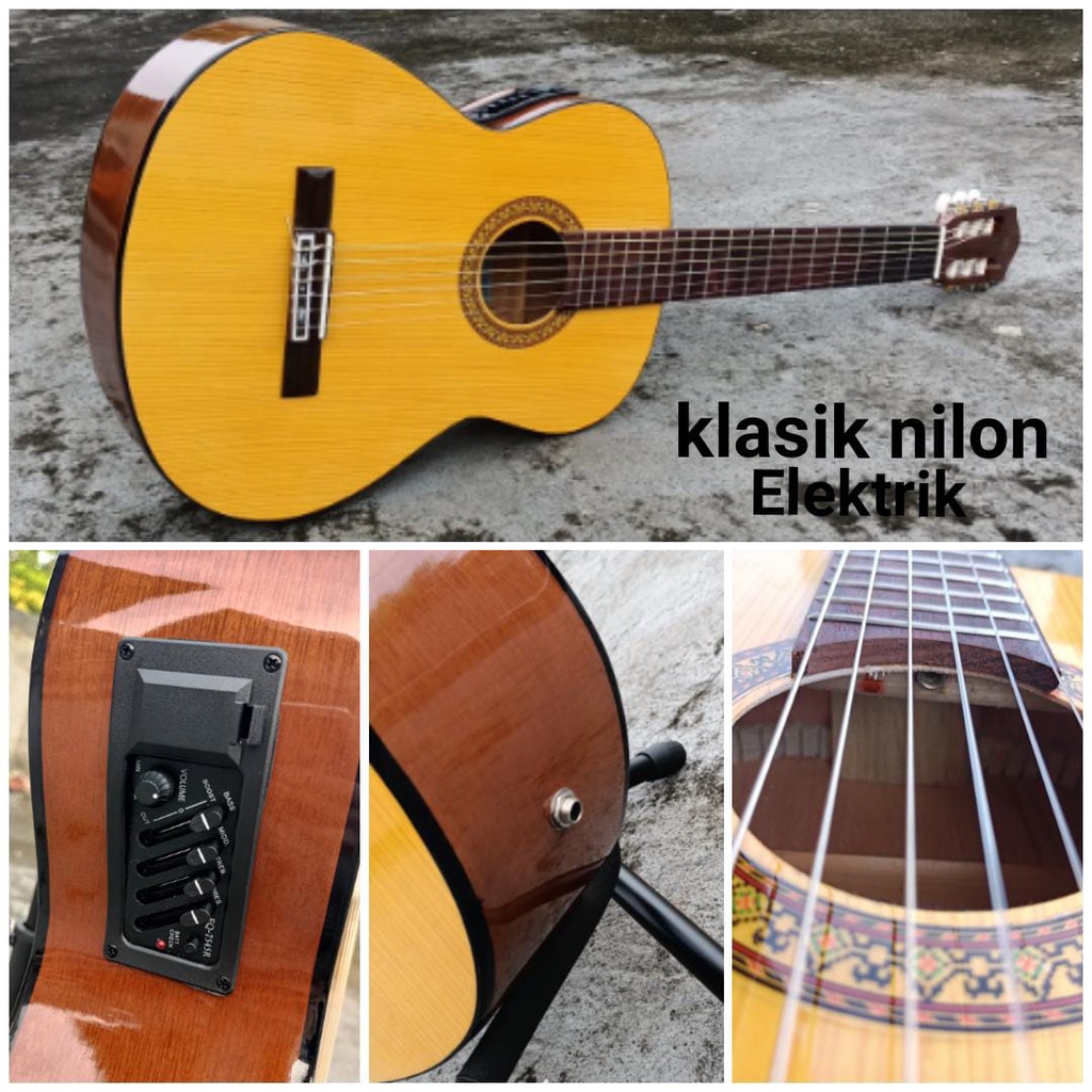 Gitar akustik / klasik nylon elektrik yamaha c315 custom premium hight quality