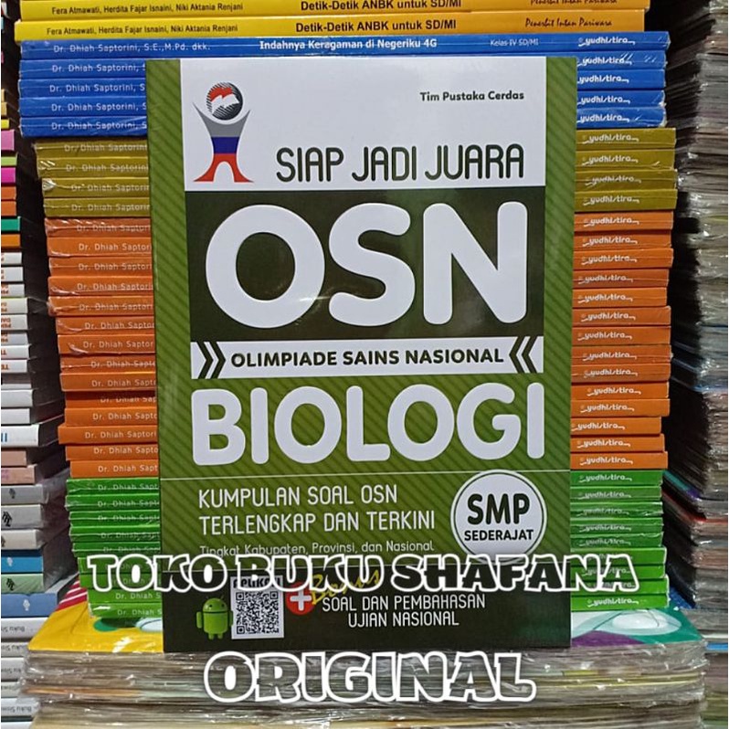 Buku OSN BIOLOGI SMP : Kumpulan Soal Siap jadi Juara Terlengkap Pustaka Baru Press