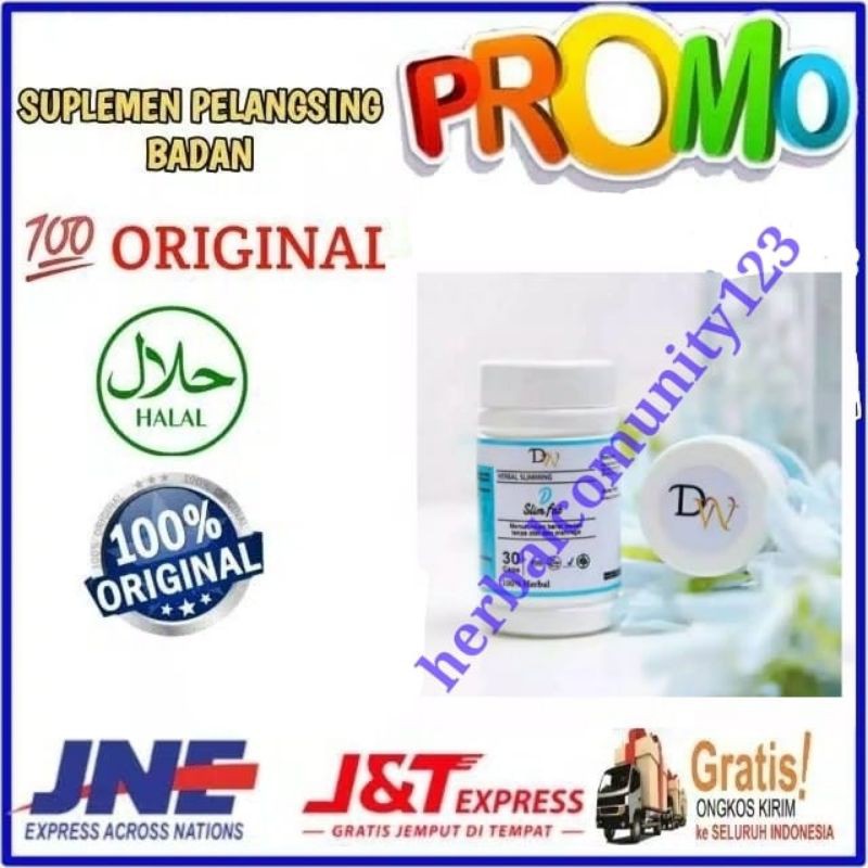 ( Bisa Cod ) DW Herbal Slimming - D Slim Fat - Dslim Fat - Pelangsing Badan Herbal Obat Diet & Kurus