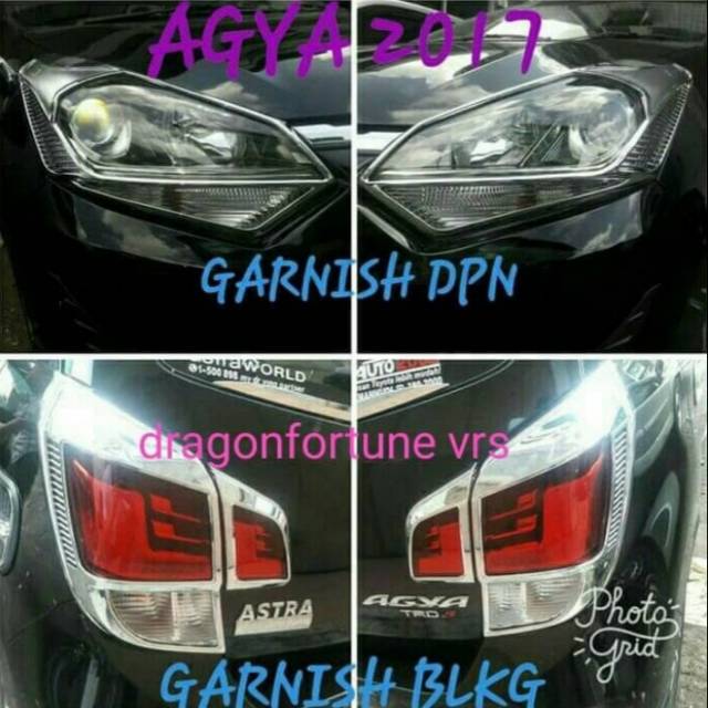 PAKET GARNISH DEPAN+BELAKANG AGYA/ AYLA 2019.