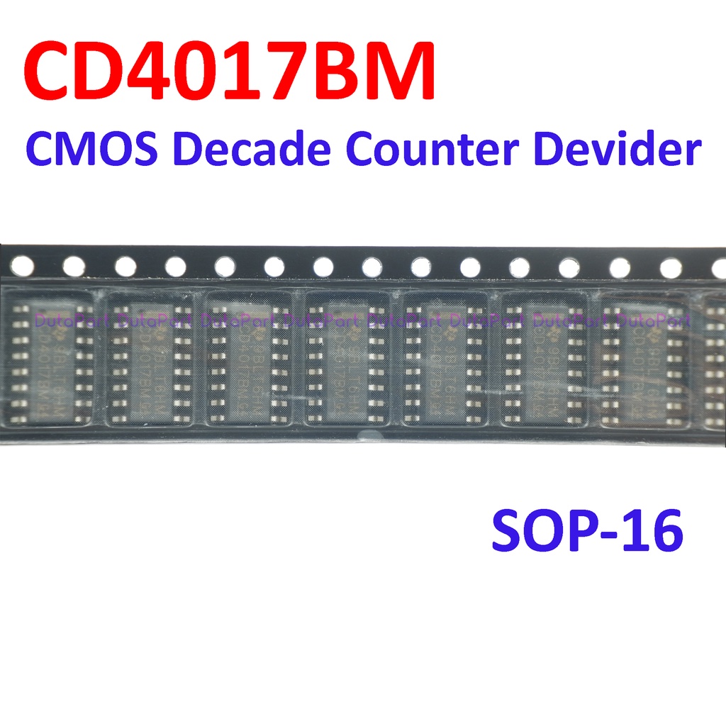 CD4017BM CD4017 BM CD 4017 SMD CMOS Decade Counter Devider SOP-16