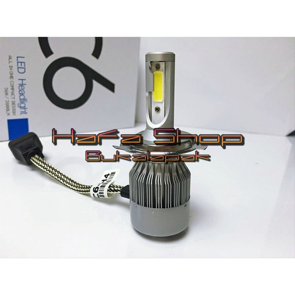 Terlaris Lampu Depan Mobil LED H4 C6 LED Headlight H4 C6
