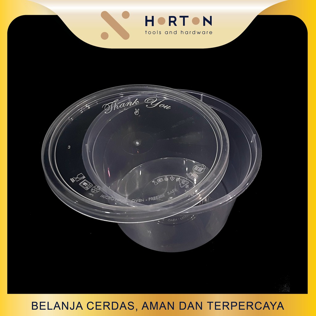 Thinwall Round Bowl / Mangkok Plastik Makanan / Box Makanan