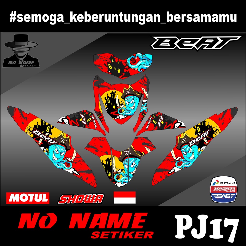 decal stiker beat fi(pj17) 2013 2014 2015 stiker decal sticker