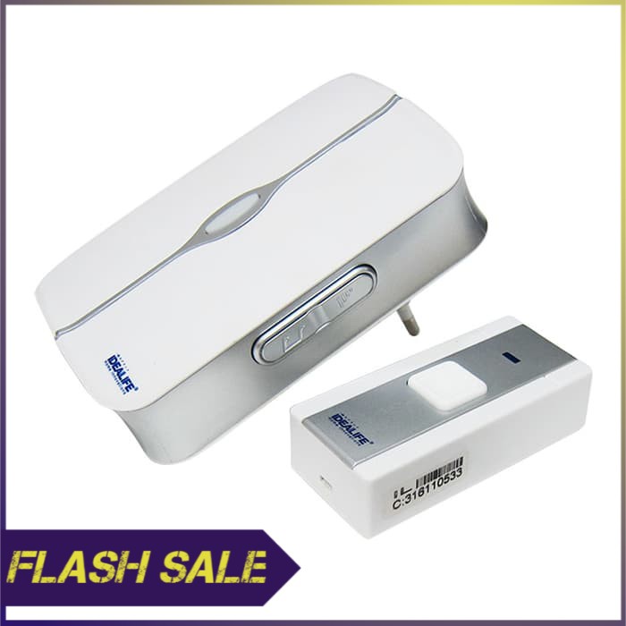 Idealife IL 291 Bel Rumah Tanpa Kabel  Bel Pintu Wireless  Bel Listrik