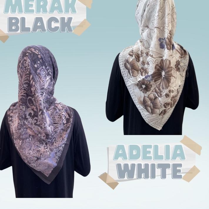 *New* 3 Hijab Motif Voal Premium ukuran 115 bukan denay bukan button Penawaran Terbaik