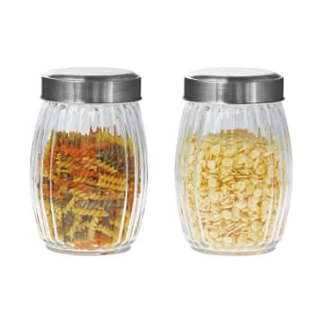 NZK_Toples Kaca Set 2pcs 1,1Lt || Toples Cania Informa 1,1Lt || Toples Lebaran Unik