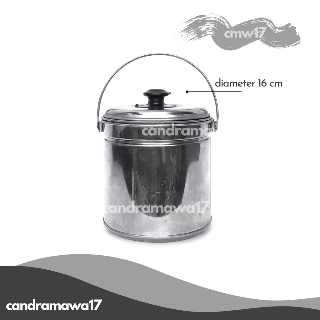 Rantang Tunggal / Rantang Soto Besar 16 cm