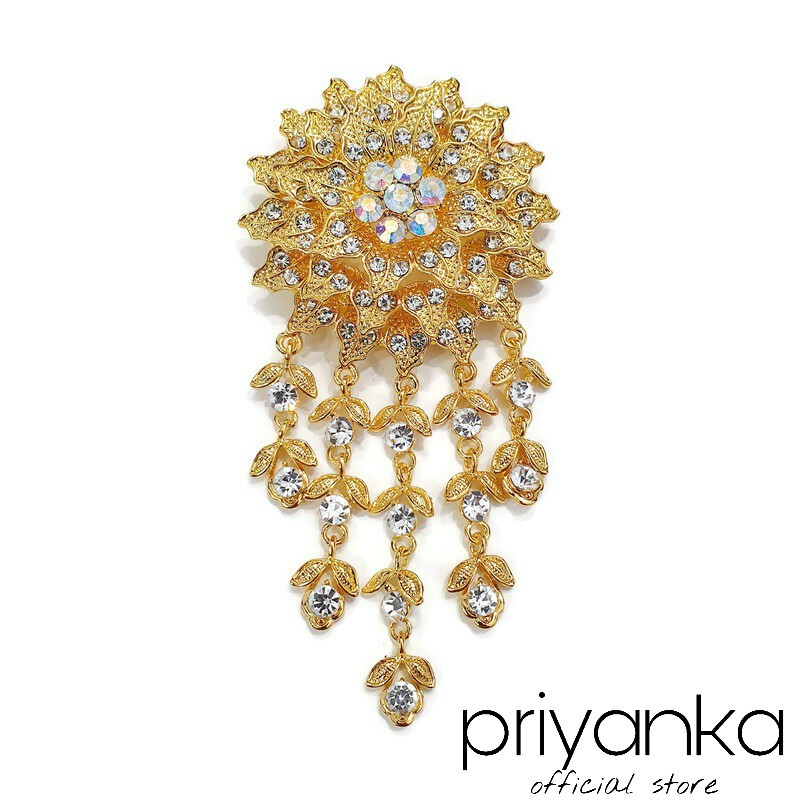 Bros Kebaya Flowie Satuan/Aksesoris kebaya modern / Bros kebaya modern kekinian-1