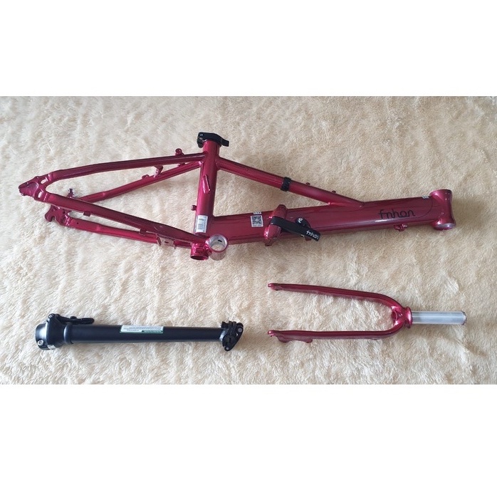 Frame plus Handlepost Fnhon Monsoon Merah Discbrake Not Ubrike