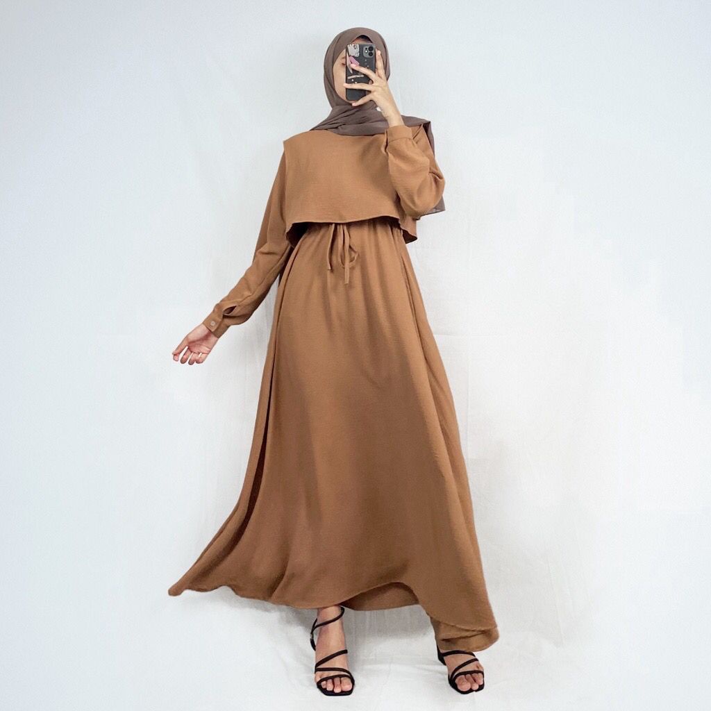 Freya Dress Gamis Muslim Wanita