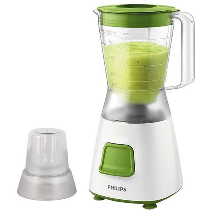 Jual Philips HR2057 Blender Plastic Jar 1.25 Liter HR2057/03 White