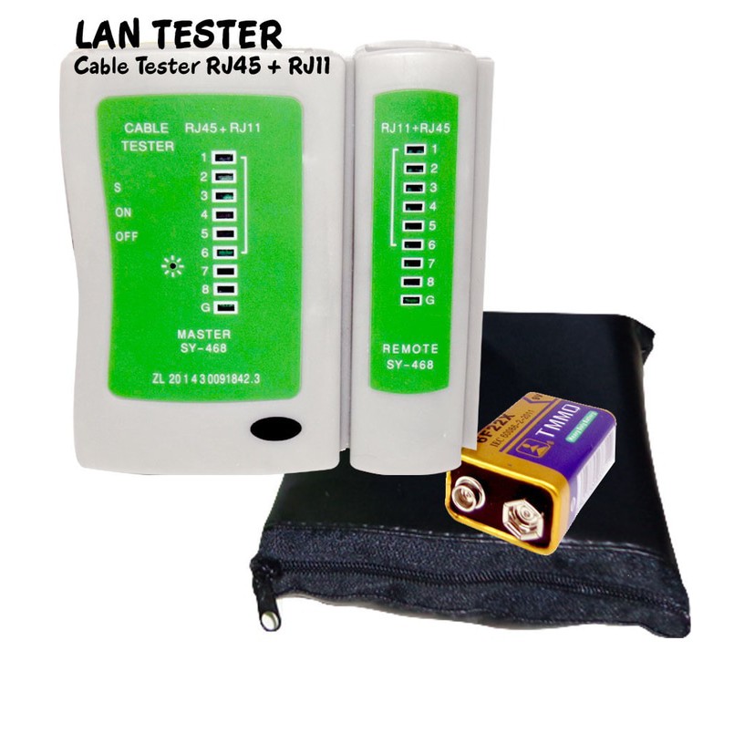 LAN Tester / Alat Tes Kabel Network RJ45 RJ 45 / 11