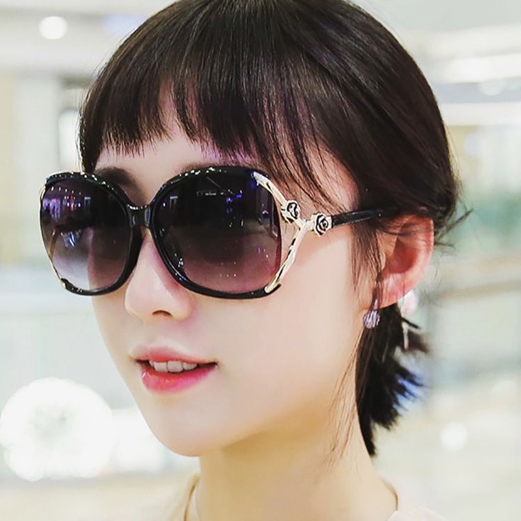 [✅COD] Kacamata Hitam Anti Radiasi Gaya Korean Style Aksesoris Fashion Sunglasses Kaca Mata Retro Polarized Photocromic Wanita Cewek Perempuan Korea Murah Original