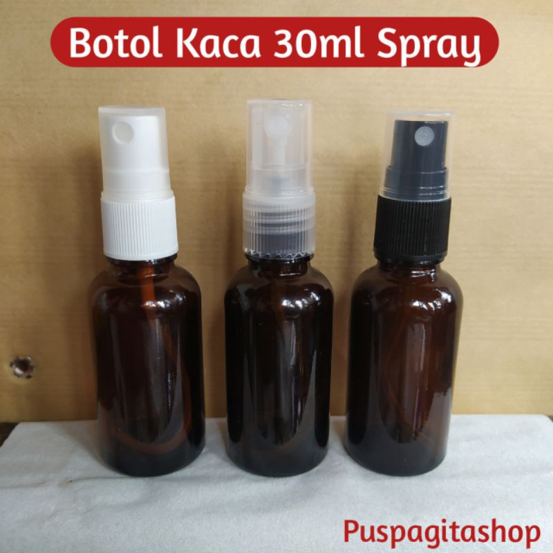 Botol kaca 30ml spray