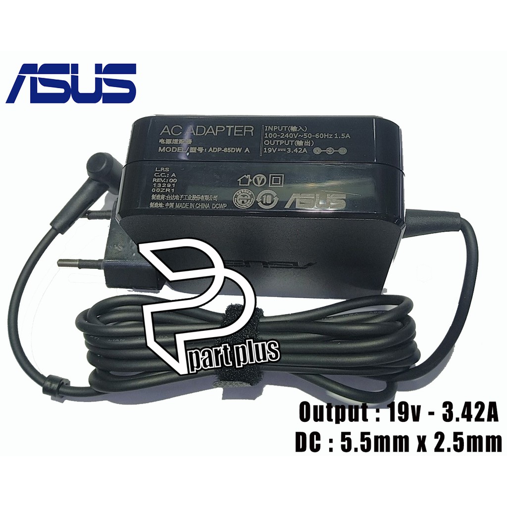 Adaptor Charger Laptop ASUS Original 5.5x2.5 SQUARE 19V 3.42A Adaptor