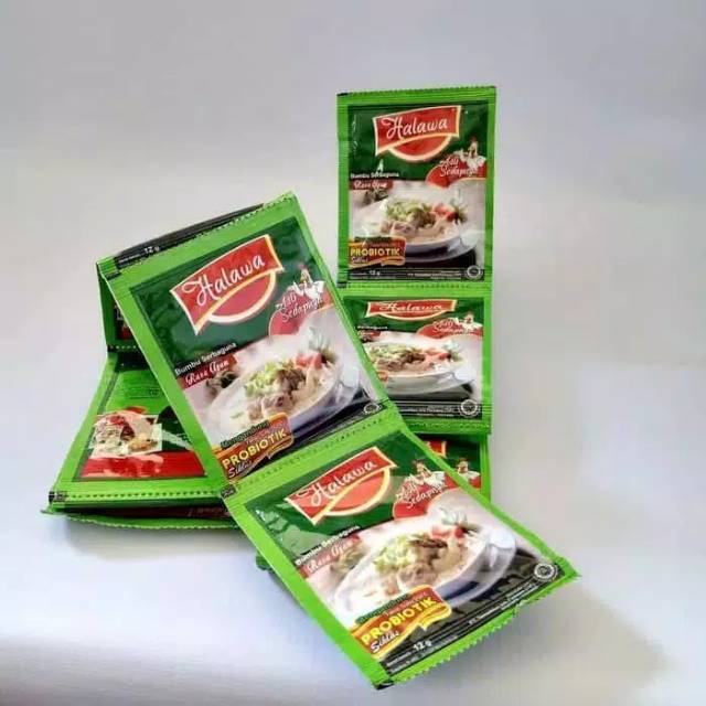 

Bumbu kaldu serba guna halawa plus prebiotik 1 pack isi 24 saset