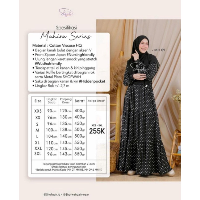 Mahira series by Shofwah (DRESS ONLY)