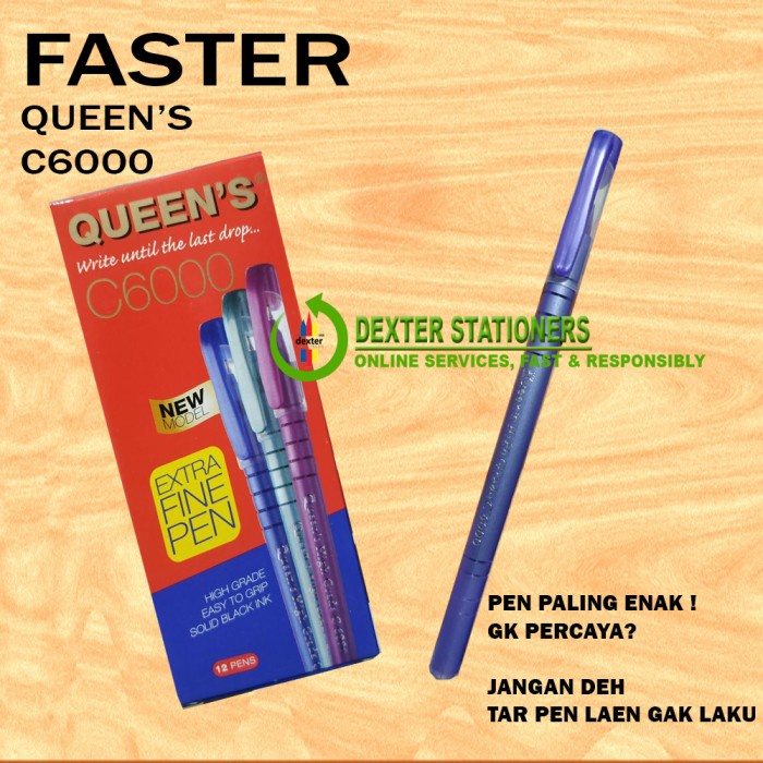 

Terlaris Faster Queen C6000 / Pen Faster Tinta Hitam Only Gilaa!!!