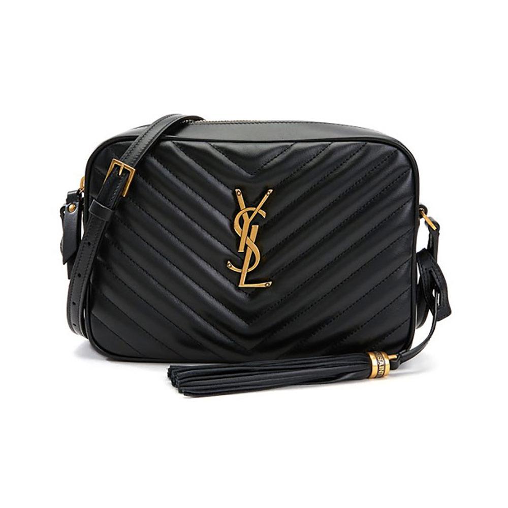 YSL Small Loulou Camera Bag Black GHW (23 x 16) 100% Authentic