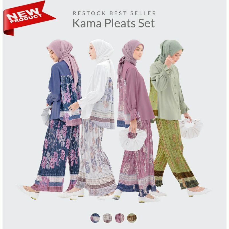 Kamma Pleats Set PRAYA by Nuna