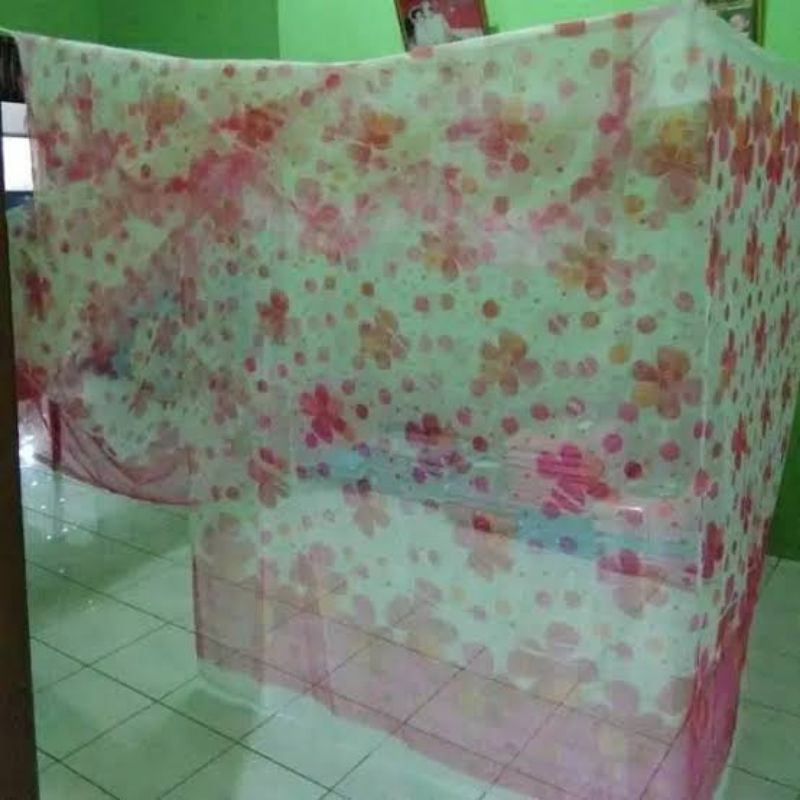 Kelambu Kotak Motif Jumbo Ukuran 200x200cm