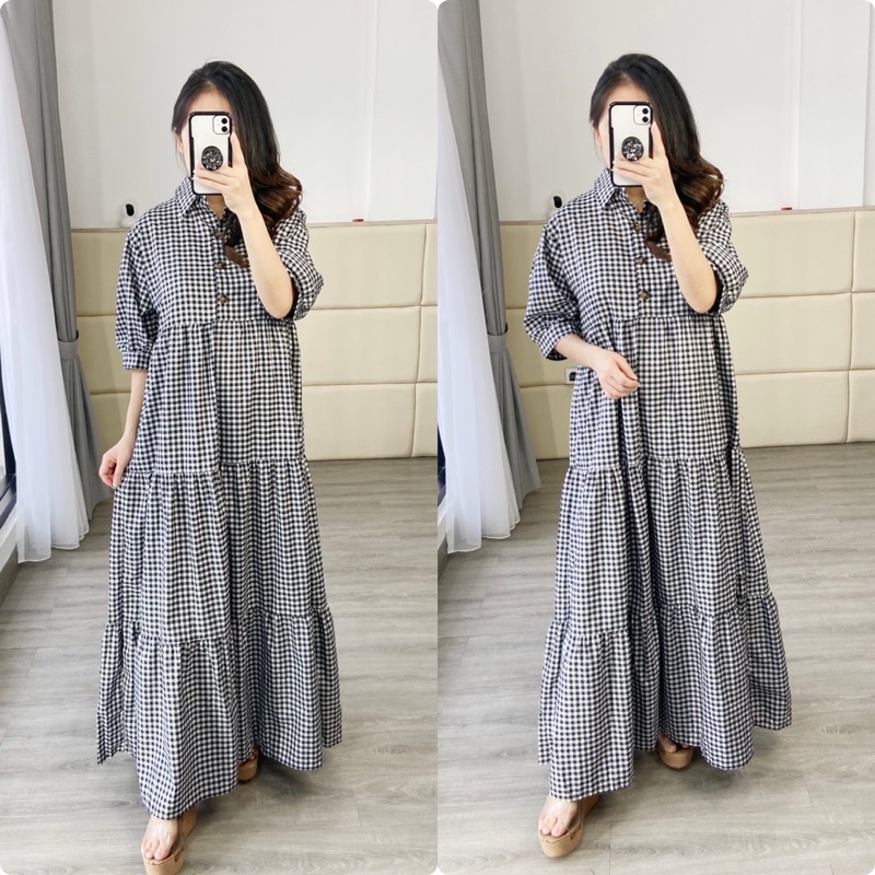 real pic maxi busui friendly / maxi fashion wanita / maxi kotak