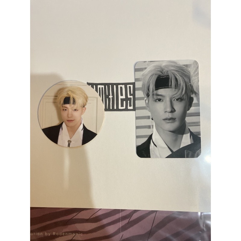 Circle Card Jeno & Pc Jeno Stamp we boom