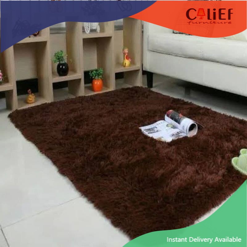 Karpet Bulu Rasfur Ukuran besar 150X200X4,5 Karpet kamar Tidur Empuk Karpet Ruang Tamu Kasur Ambal B