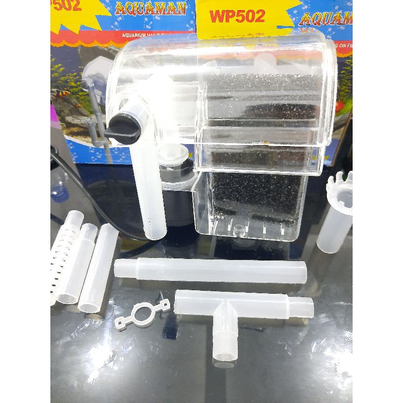 Promo pompa aquarium HANG ON FILTER AQUAMAN WP 502