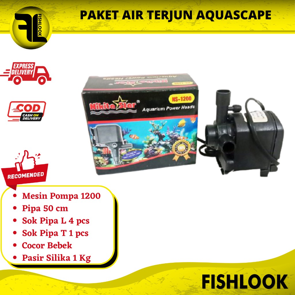 Paket Air Terjun Aquascape