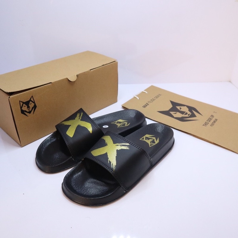 Sendal Slop Pria - Sandal Maxslide - Sandal Pria Kasual - Sandal Slop Pria - Sandal Slide Pria - San