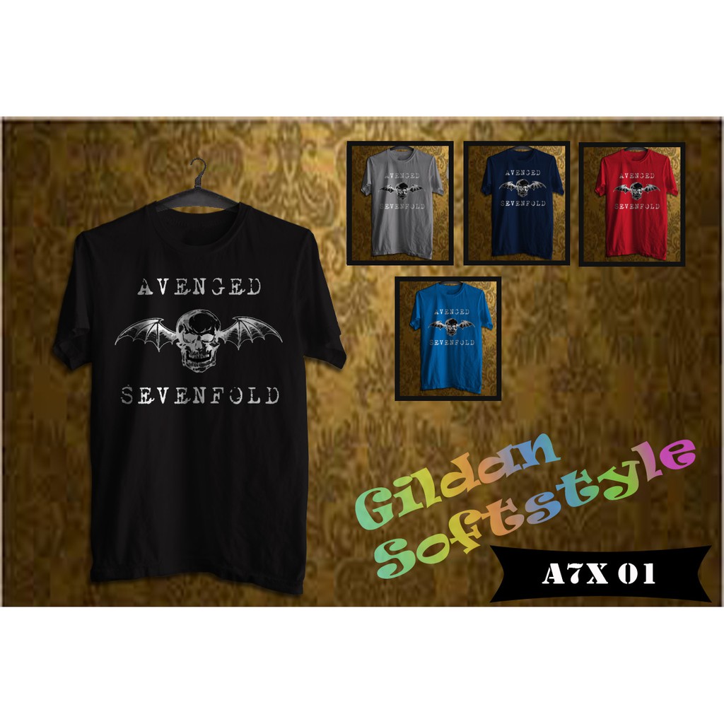 kaos avenged sevenfold original gildan a7x01