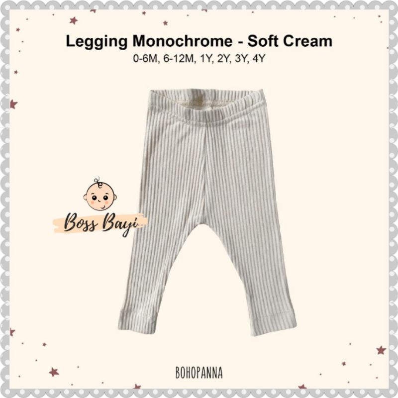 BOHOPANNA - Legging Bayi Anak / Celana Legging Buka Kaki