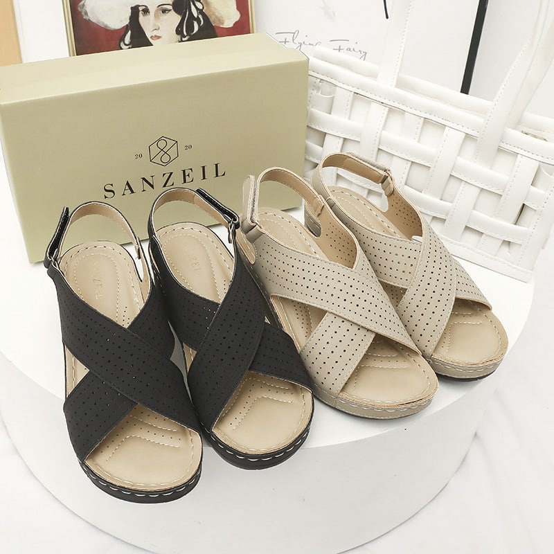 Sendal Tali Wanita GO111 Sandal Welove Wedges