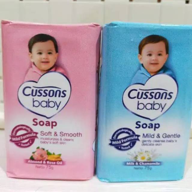 Cussons baby soap 75gram sabun mandi bayi