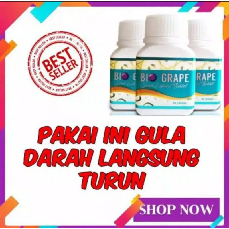 

Bio-Grape Rajanya obat penurun Gula darah 100% Ampuh