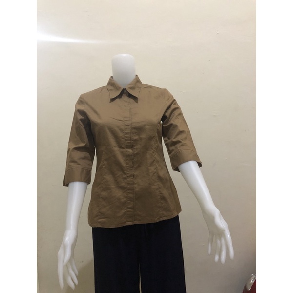 Atasan kemeja Cole wanita kerja kantor size S Preloved Second