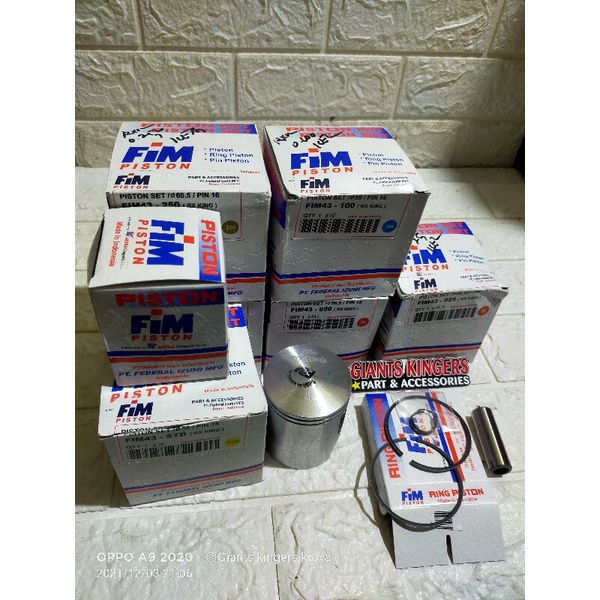 PISTON KIT SET FIM RX KING