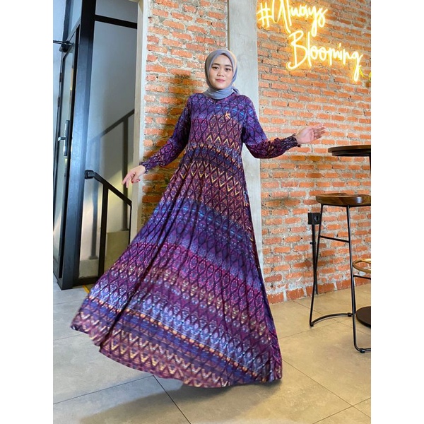 Gamis Jersey Motif Rfilly | R filly Jumbo