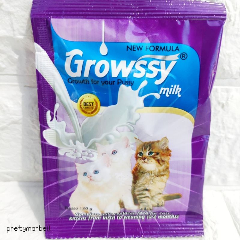 Susu Kucing Growssy 20gr Murah