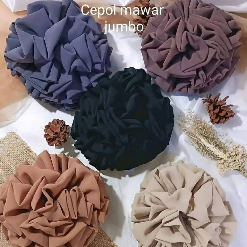 [Terlaris] Scrunchie Jumbo / Cepol Jumbo / Cepol Hijab Jumbo