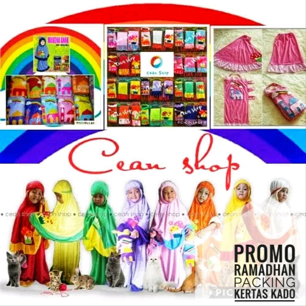 mukena anak size S usia 34 tahun