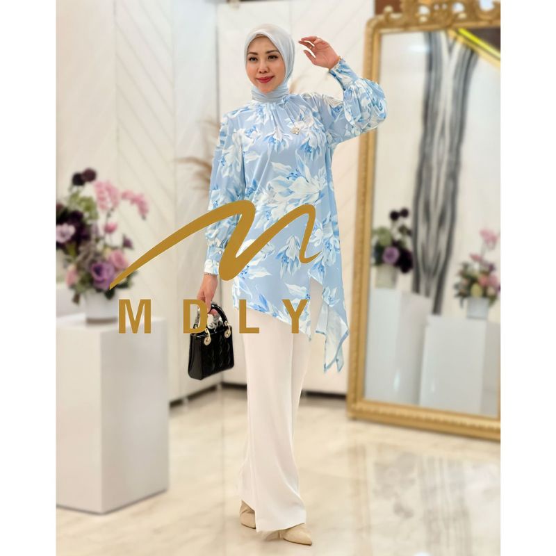 Kemeja Atasan Wanita Terbaru Ashila Tunik Original by Mdly