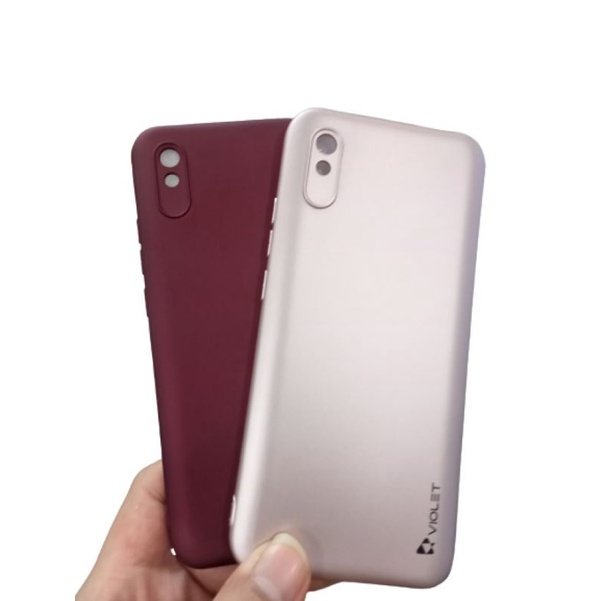 REDMI 9A 10A BABY SKIN ULTRATHIN CASING SOFTCASE VIOLET SILIKON