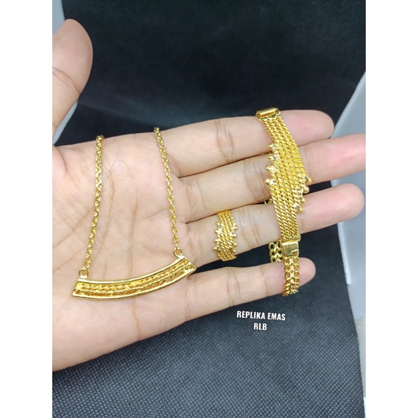 Gelang Emas Penang Percis Emas Asli